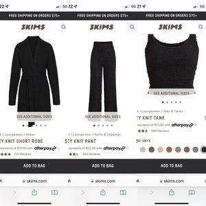 SKIMS loungewear set